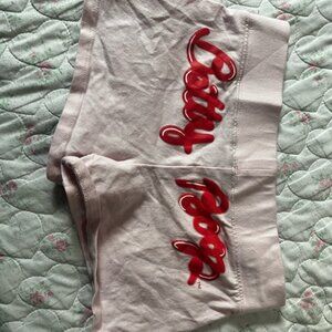 Betty Boop Pink Racer Mini Shorts